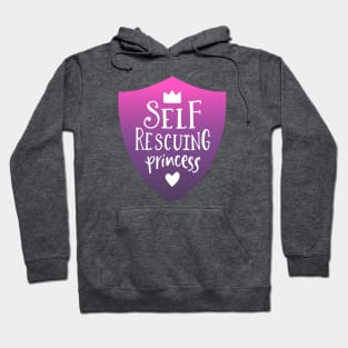 Self Rescuing Princess Purple Hoodie